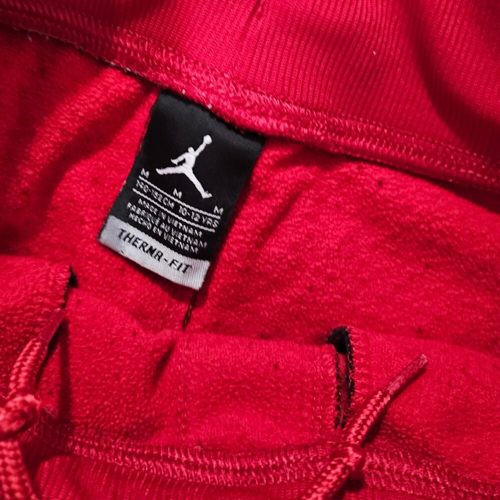 Jordan Youth Boys Red Therma-Fit Jogger Sweatpants size Medium - Picture 3 of 5